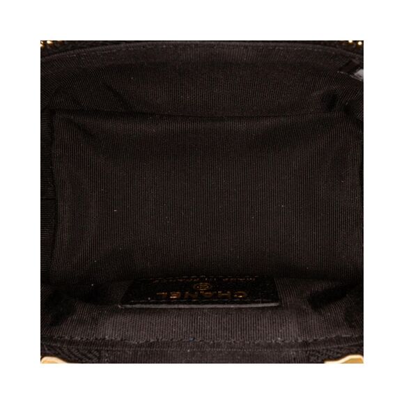 Pre Loved Chanel Mini Vanity Case Women Black Messenger Bags - Picture 6 of 8